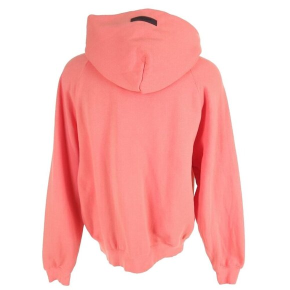 Fear Of God Essentials Cotton-Blend Hoodie Size M Mens Coral AS-IS - Picture 5 of 12